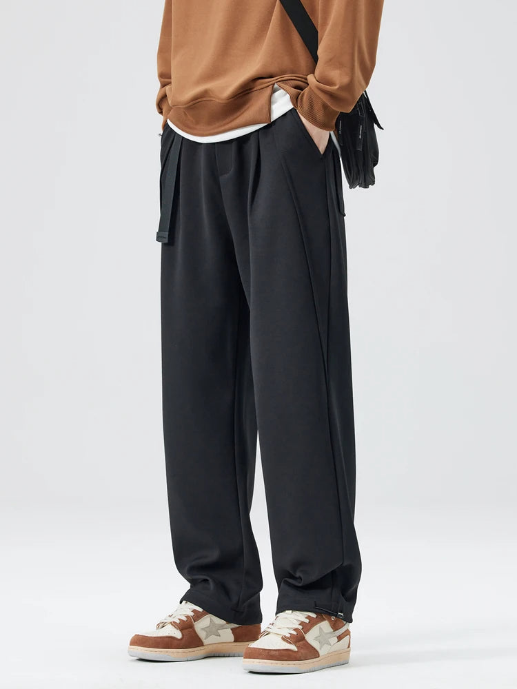 Coleman | Men’s Stylish Wide-Leg Trousers with Relaxed Fit