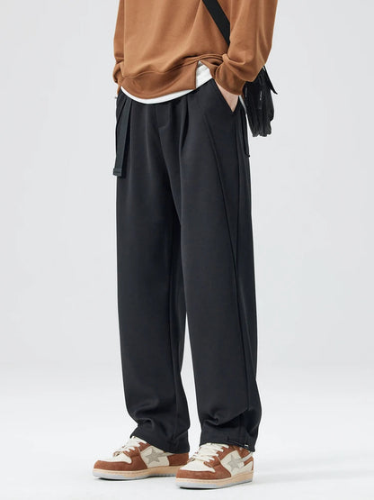 Coleman | Men’s Stylish Wide-Leg Trousers with Relaxed Fit