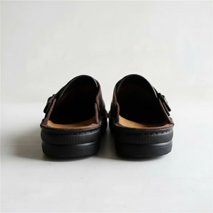 Wyatt | Men’s Orthopedic Leather Slip-On Clogs with Cushioned Support