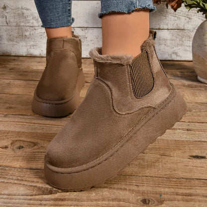 Giselle | Women's Plush Platform Boots