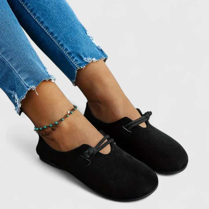 Willa | Women’s Bow Detail Slip On Loafers