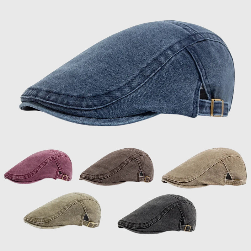Rylie | Women’s Classic Washed Cotton Beret Cap