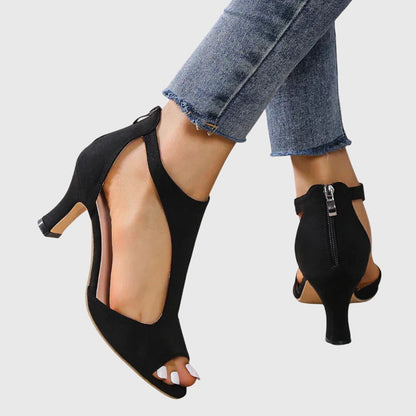 Monica | Women’s Spring Cutout Open-Toe Heel Sandal