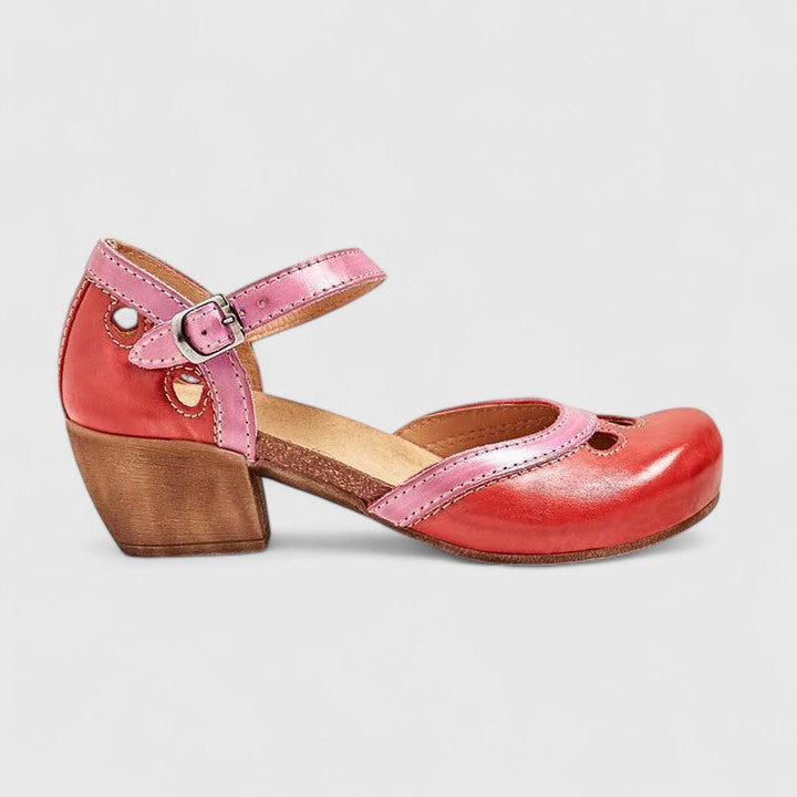 Zariah | Women’s Orthopedic Colorblock Cutout Sandals