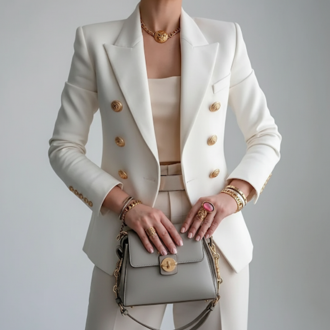 Vionelle | Women’s Double Breasted Tailored Blazer