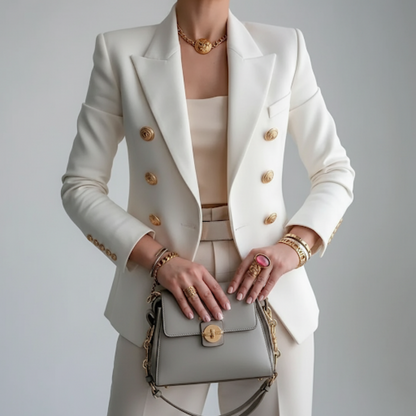 Vionelle | Women’s Double Breasted Tailored Blazer