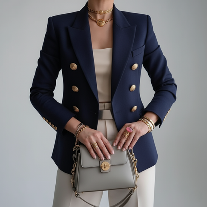 Vionelle | Women’s Double Breasted Tailored Blazer