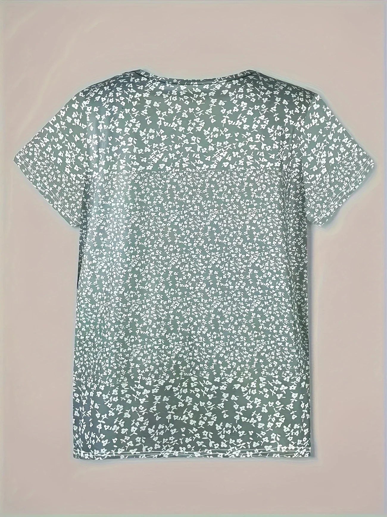 Daphne | Women’s Casual Printed Short Sleeve Blouse