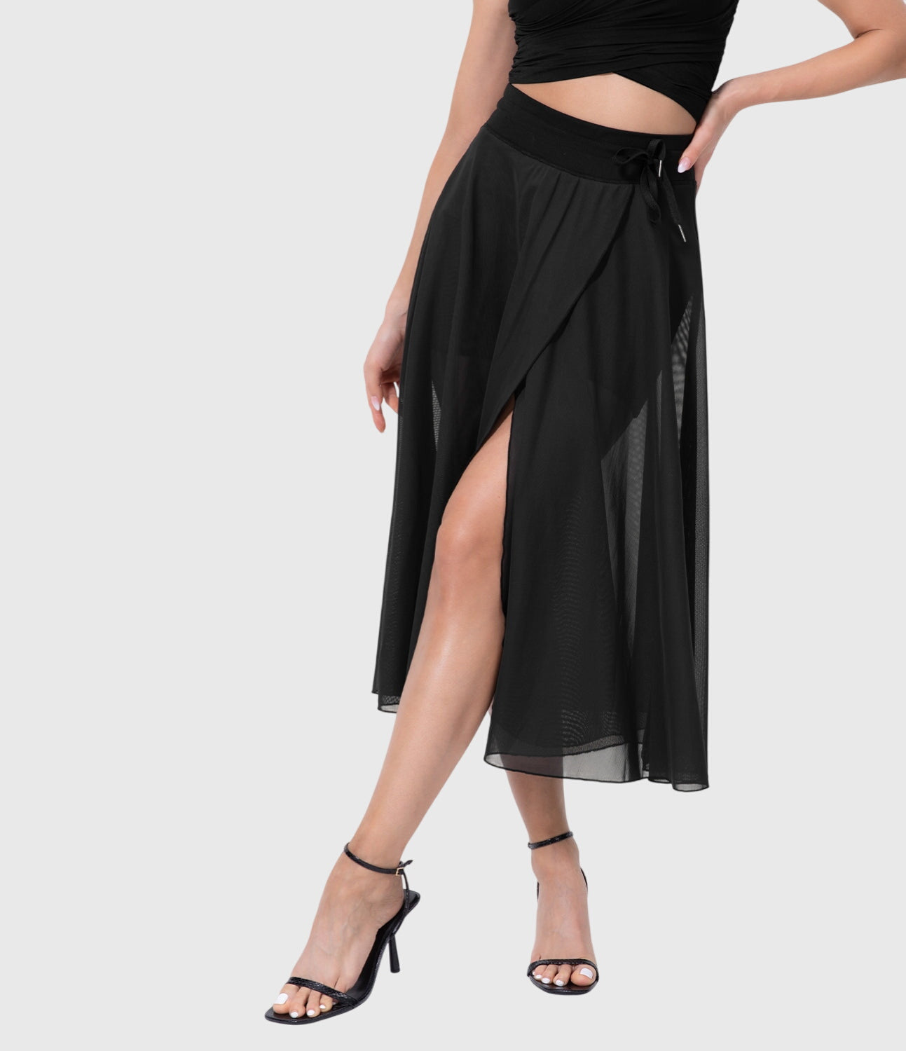 Melanie | Women’s Elegant Flowing Midi Skirt