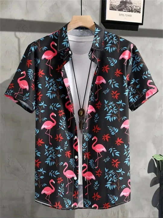Bryce | Men’s Flower Print Shirt