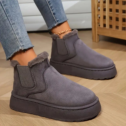 Giselle | Women's Plush Platform Boots