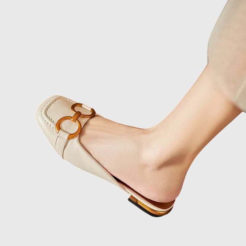 Brynn | Women’s Buckle Detail Slip-On Sandals