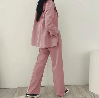 Khaye | Women’s Tailored Suit Set with Long Blazer