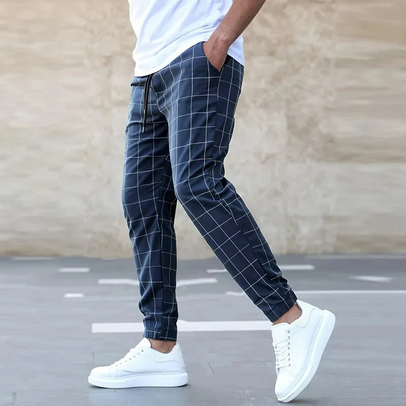 Evan | Men’s Checkered Spring Pants