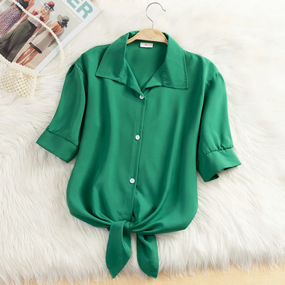 Kelsey | Women’s Tie-Front Blouse