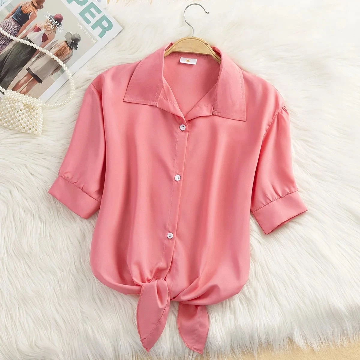 Kelsey | Women’s Tie-Front Blouse
