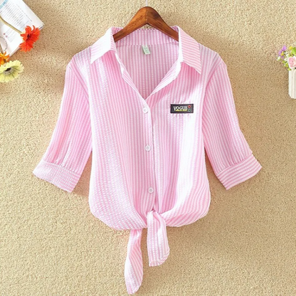 Kelsey | Women’s Tie-Front Blouse