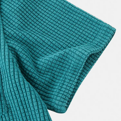 Grant | Men’s Waffle Knit Button-Up Shirt