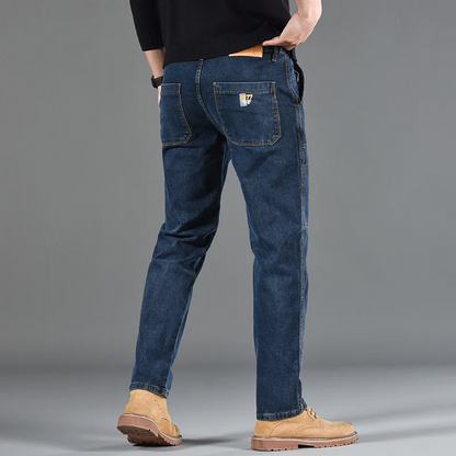 Caleb | Men’s Denim Utility Pants with Reinforced Panels