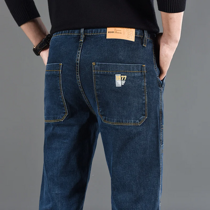Caleb | Men’s Denim Utility Pants with Reinforced Panels