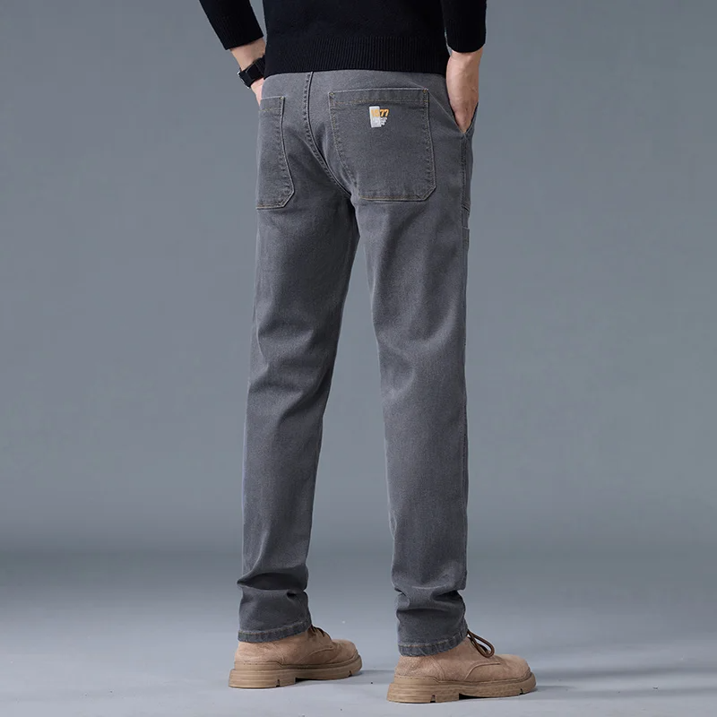 Caleb | Men’s Denim Utility Pants with Reinforced Panels