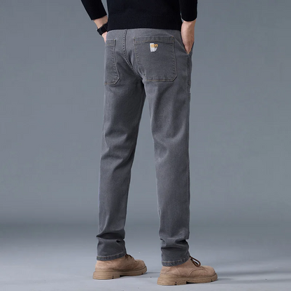 Caleb | Men’s Denim Utility Pants with Reinforced Panels