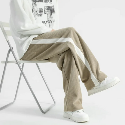 Dustin | Men’s Wide-Leg Trousers with Relaxed Fit