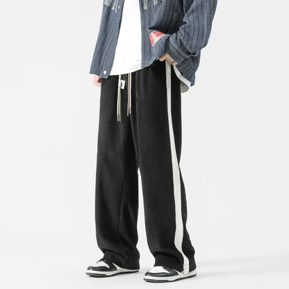 Dustin | Men’s Wide-Leg Trousers with Relaxed Fit