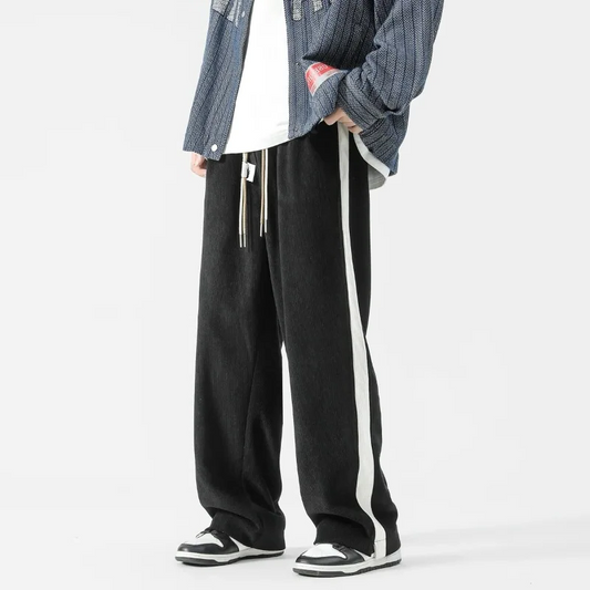 Dustin | Men’s Wide-Leg Trousers with Relaxed Fit