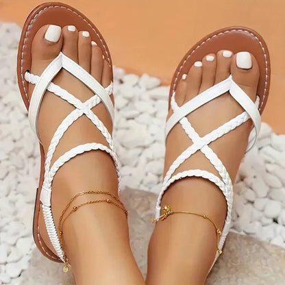 Camille | Women’s Summer Strappy Flat Sandals