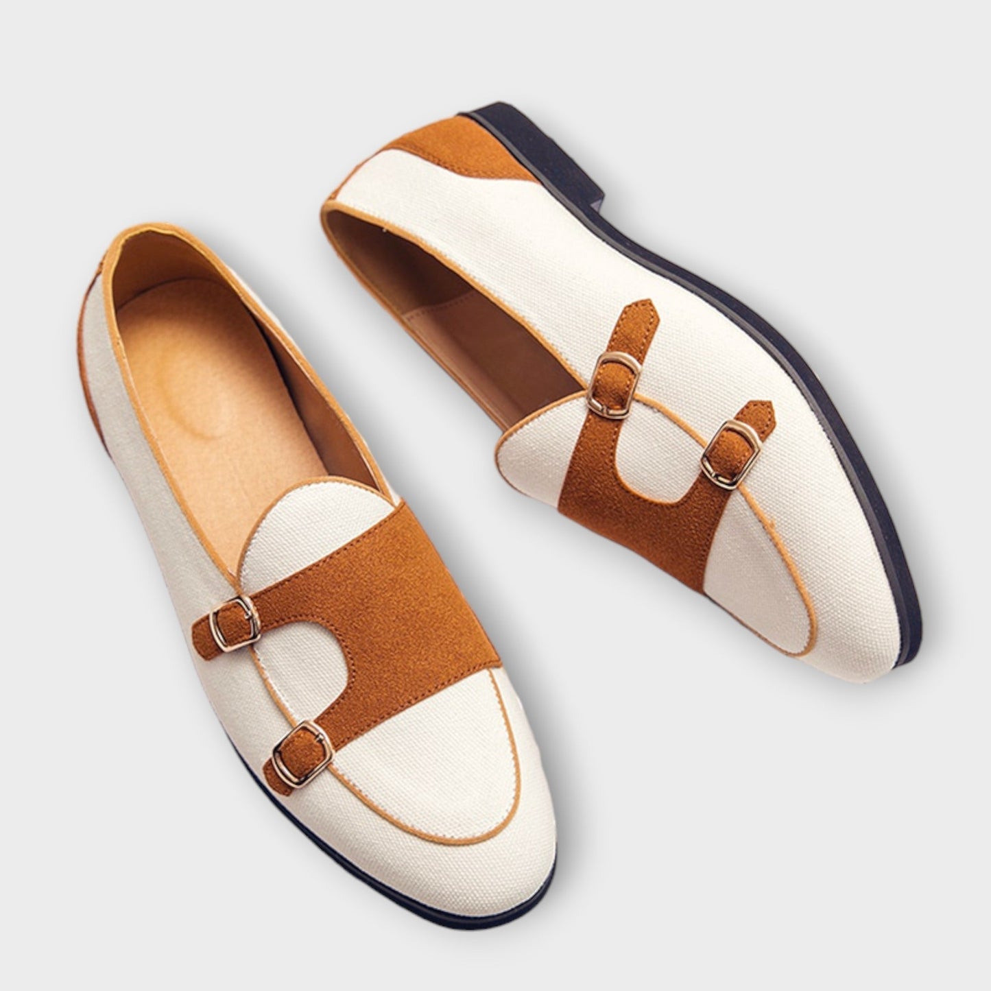 Averie | Women’s Soft Buckle Strap Comfort Flats
