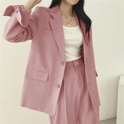 Khaye | Women’s Tailored Suit Set with Long Blazer