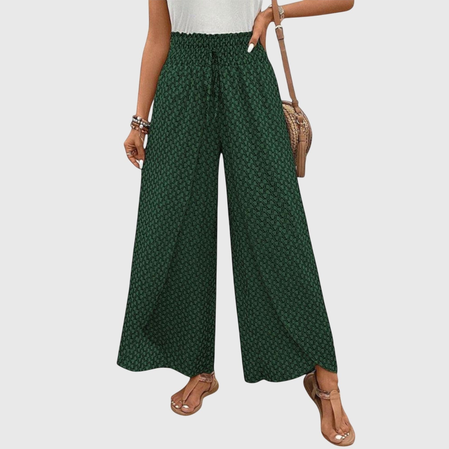 Tina | Women’s Stylish Printed Palazzo Trousers