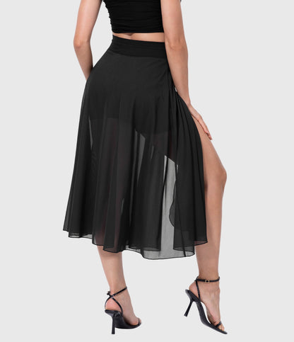 Melanie | Women’s Elegant Flowing Midi Skirt