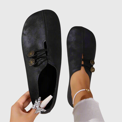 Aubriella | Women’s Spring Casual Slip-On Button Orthopedic Flats
