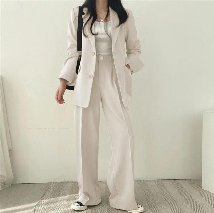 Khaye | Women’s Tailored Suit Set with Long Blazer