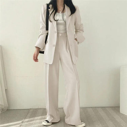 Khaye | Women’s Tailored Suit Set with Long Blazer