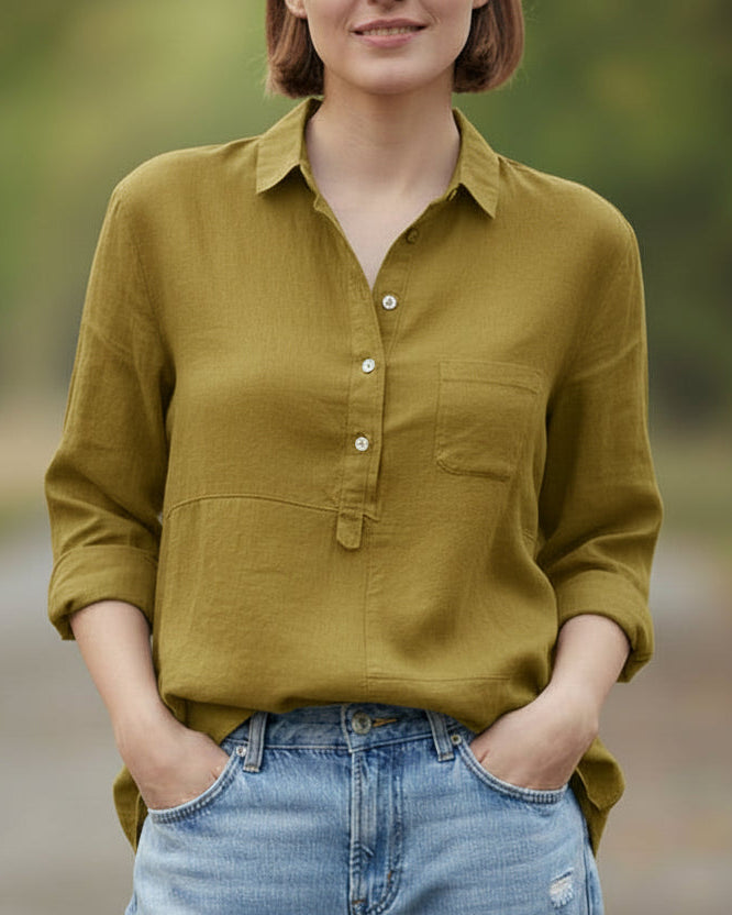 Maribel | Women’s Elegant Long-Sleeve Blouse