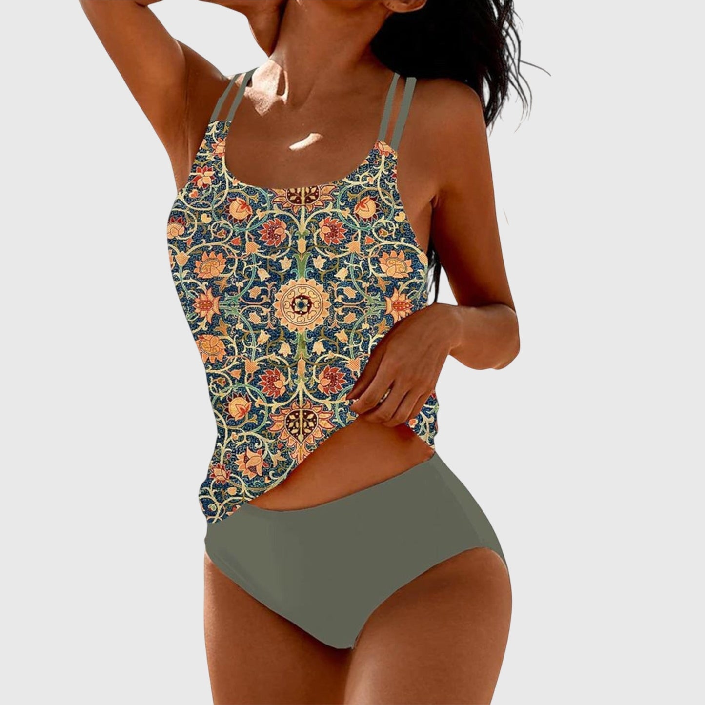 Azalea | Women’s Printed Tankini Swimwear Set