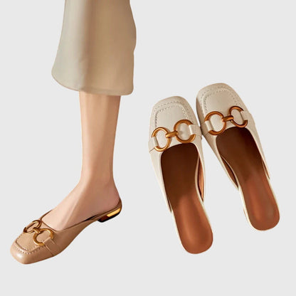 Brynn | Women’s Buckle Detail Slip-On Sandals