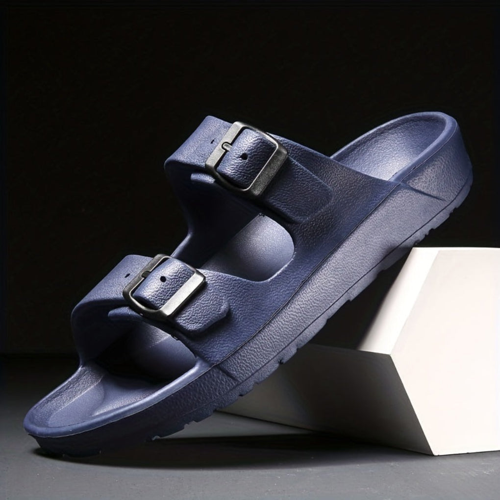Travis | Men’s Double Buckle Sandals