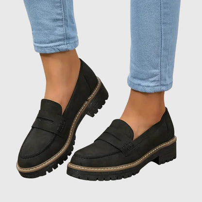 Sloane | Women’s Timeless Suede Penny Loafers