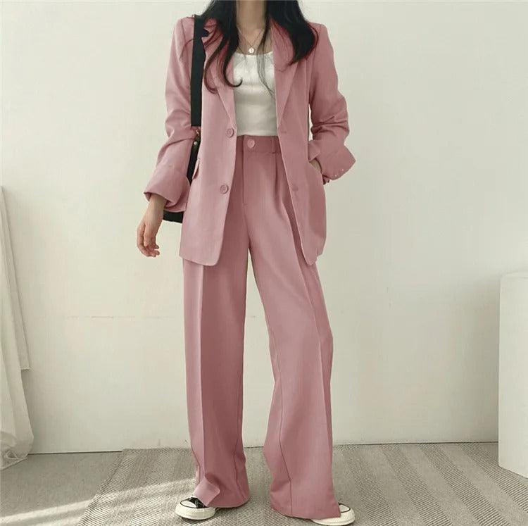 Khaye | Women’s Tailored Suit Set with Long Blazer