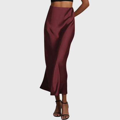 Liora | Women’s Satin Maxi Skirt