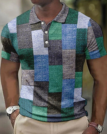 Marcus | Men’s Checkered Polo Shirt