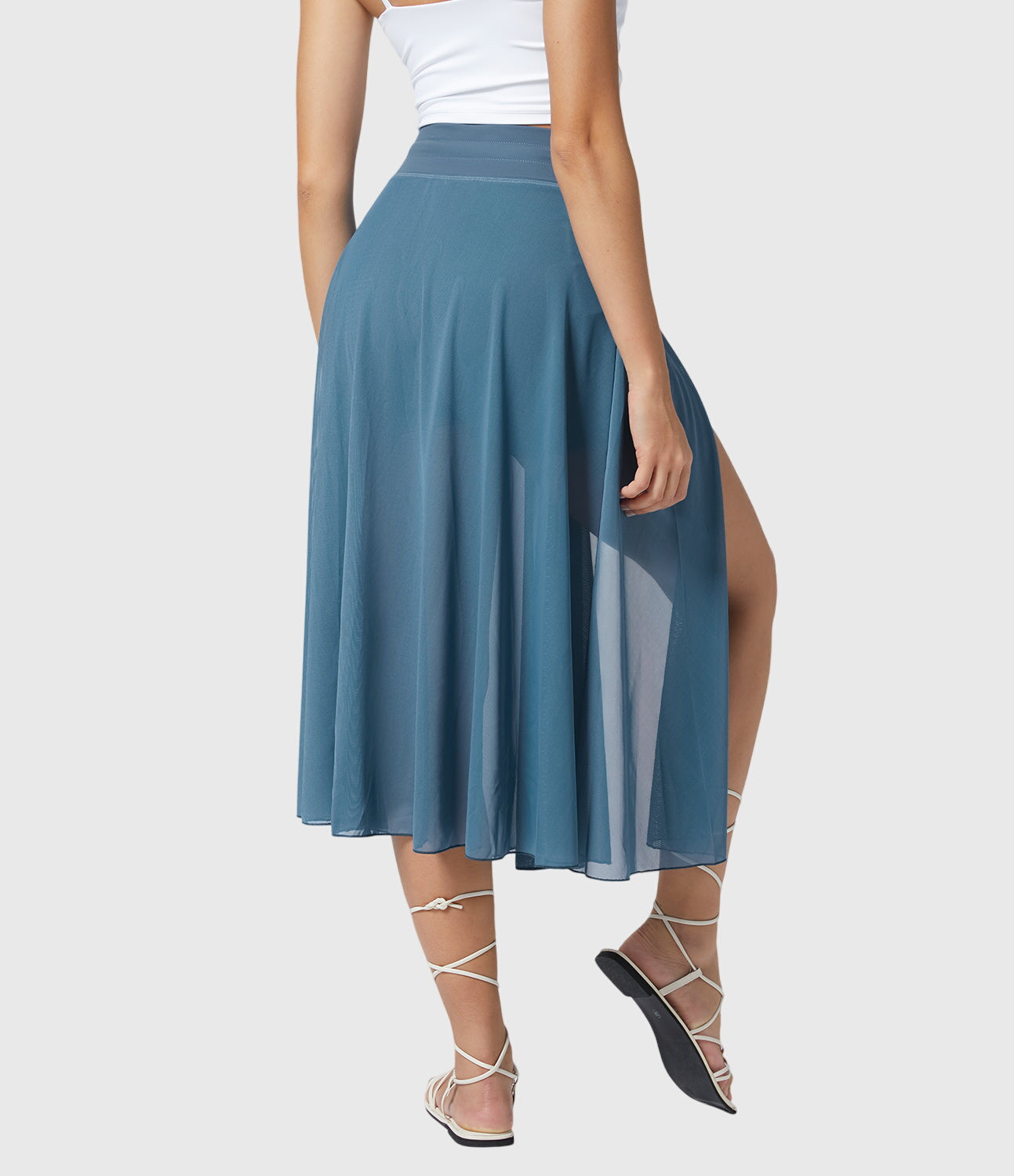 Melanie | Women’s Elegant Flowing Midi Skirt