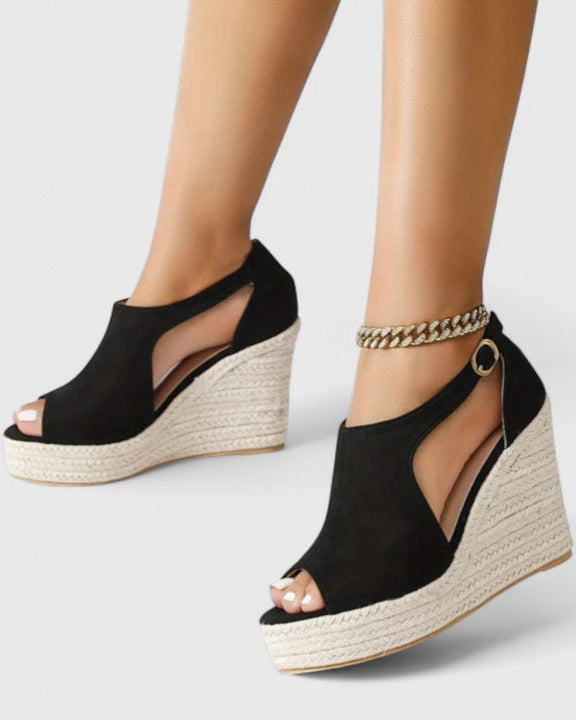 Karina | Women’s Peep Toe Wedge Heel Sandals