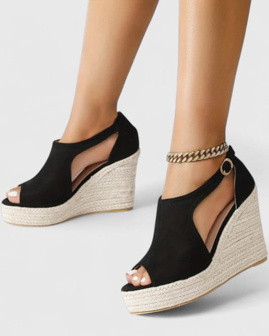 Karina | Women’s Peep Toe Wedge Heel Sandals