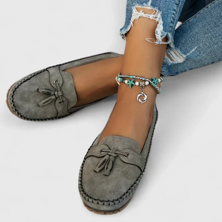 Keeley | Women’s Orthopedic Bow Detail Loafers