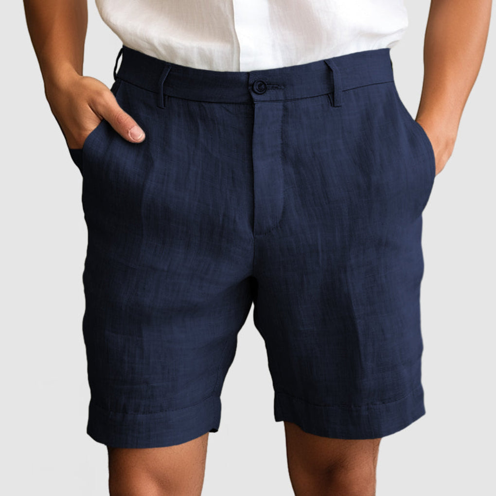 Hudson | Men’s Casual Linen Shorts with Lightweight Summer Comfort